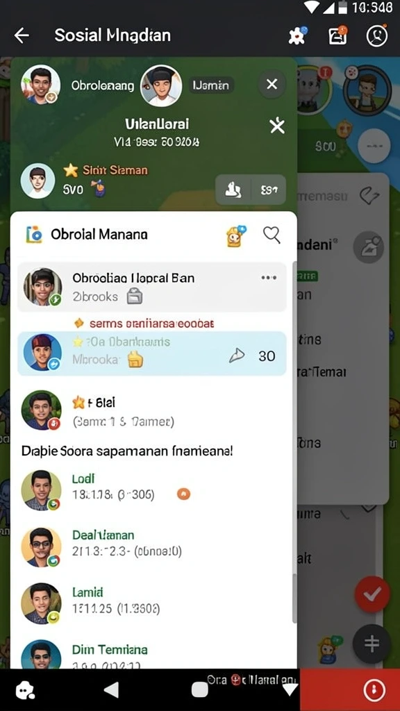 ee789 - Momen seru saat pemain berinteraksi di mode multiplayer.