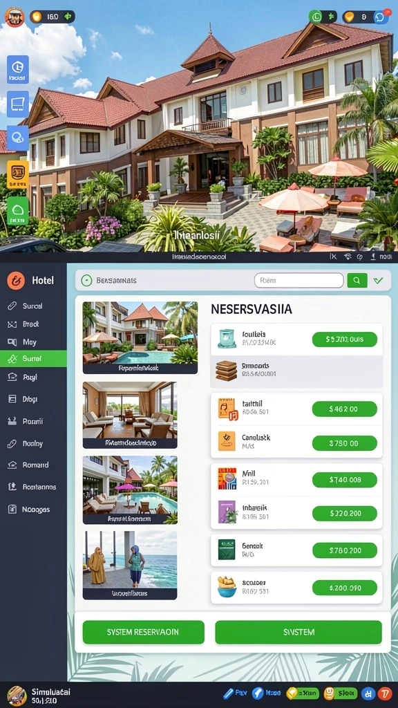 naga1001 - Screenshot menampilkan pemandangan menakjubkan dari dunia NAGA1001.